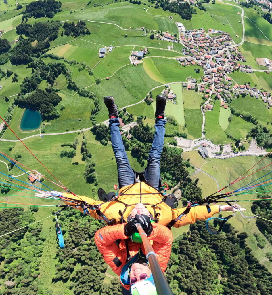 Gleitschirmfliegen Allgaeu Gleitschirmfliegen Allgaeu Hoernerbahn Bolsterlang