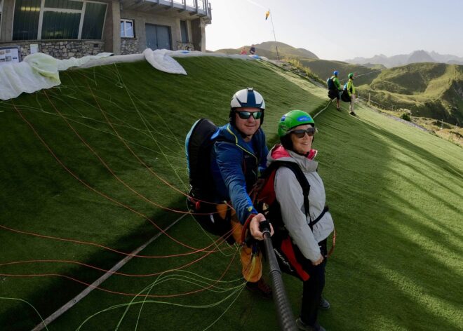 Paragliding Gewicht Oberstdorf Startplatz Nebelhorn station Hoefatsblick, Paragliding Allgäu, Tandemflug Oberstdorf