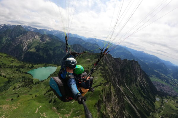 Paragliding Nebelhorn Gleitschirm