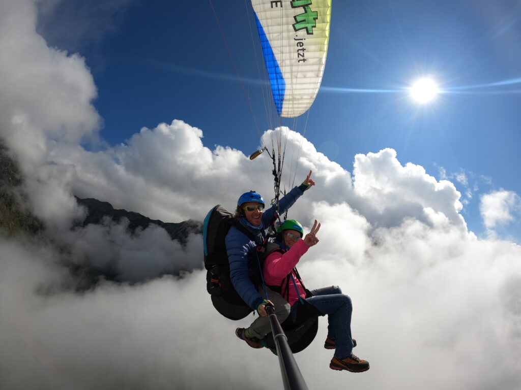 Gleitschirm Tandemflug Allgäu Wetter beim Paragliding Allgäu