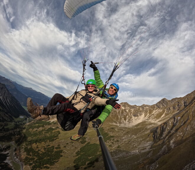 Gleitschirm Tandemflug Paragliding Allgäu Oberstdorf, Paragliding Oberstdorf