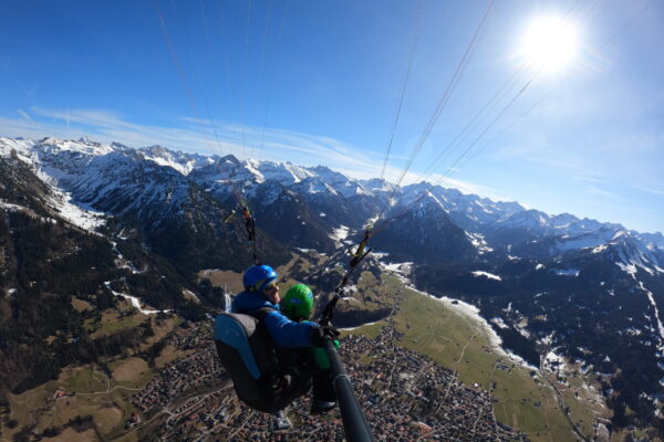Oberstdorf Gleitschirm Tandemflug